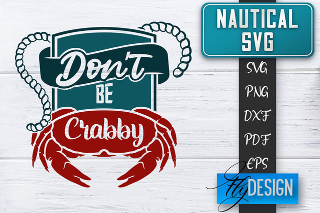 Nautical SVG | Summer Quotes SVG | Anchor SVG | Beach SVG Fly Design 