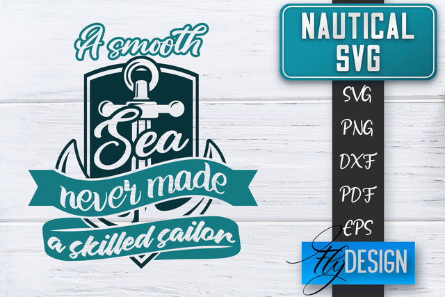 Nautical SVG | Summer Quotes SVG | Anchor SVG | Beach SVG Fly Design 