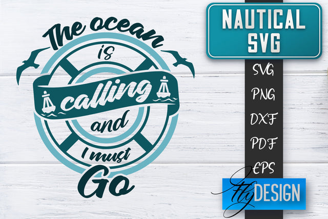 Nautical SVG | Summer Quotes SVG | Anchor SVG | Beach SVG Fly Design 