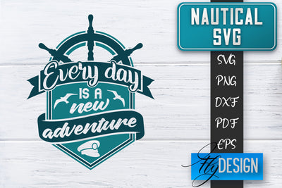Nautical SVG | Summer Quotes SVG | Anchor SVG | Beach SVG Fly Design 