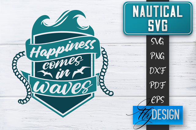 Nautical SVG | Summer Quotes SVG | Anchor SVG | Beach SVG Fly Design 