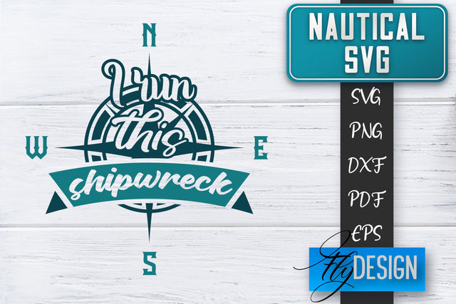 Nautical SVG | Summer Quotes SVG | Anchor SVG | Beach SVG Fly Design 
