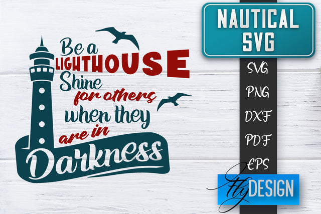 Nautical SVG | Summer Quotes SVG | Anchor SVG | Beach SVG Fly Design 