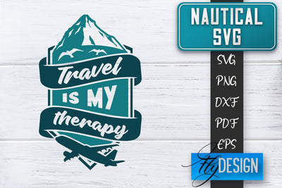 Nautical SVG | Summer Quotes SVG | Anchor SVG | Beach SVG Fly Design 