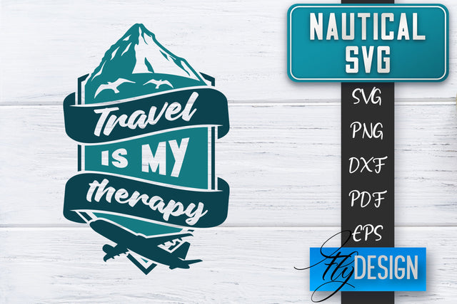 Nautical SVG | Summer Quotes SVG | Anchor SVG | Beach SVG Fly Design 