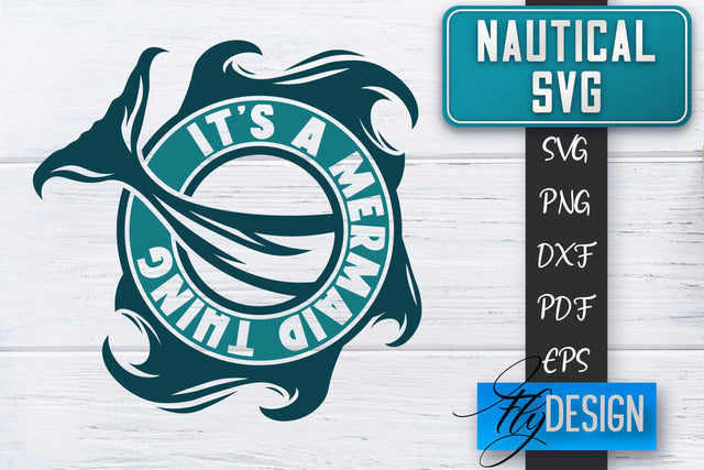 Nautical SVG | Summer Quotes SVG | Anchor SVG | Beach SVG Fly Design 