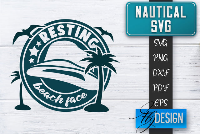 Nautical SVG | Summer Quotes SVG | Anchor SVG | Beach SVG Fly Design 