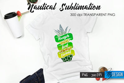 Nautical T-Shirt Sublimation. Summer T-Shirt Design v.36 Sublimation Fly Design 