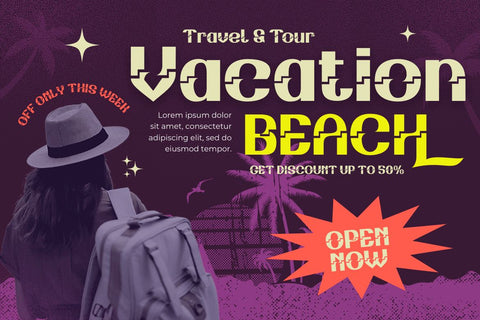 Navuti | Groovy Retro Font Font twinletter 