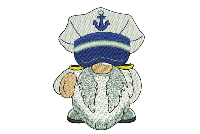 Navy Gnome Embroidery Design, Soldier Embroidery/Applique DESIGNS NextEmbroidery 