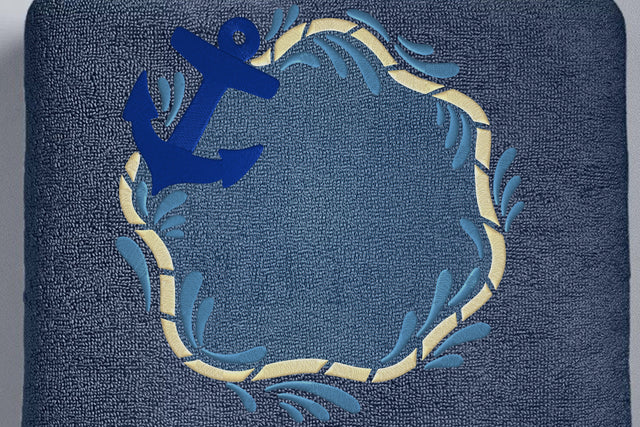 Navy machine embroidery monogram frame Embroidery/Applique DESIGNS embroidery-workshop 