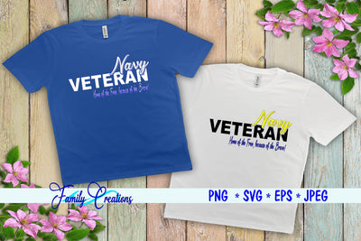 Navy Veteran SVG Family Creations 