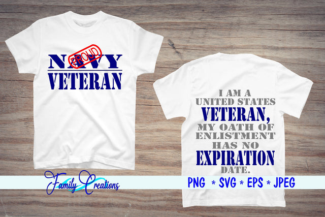 Navy Veteran SVG Family Creations 
