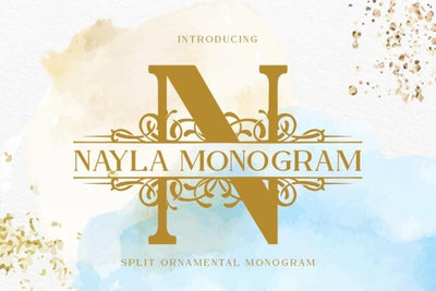 Nayla Monogram SVG yumnatype 