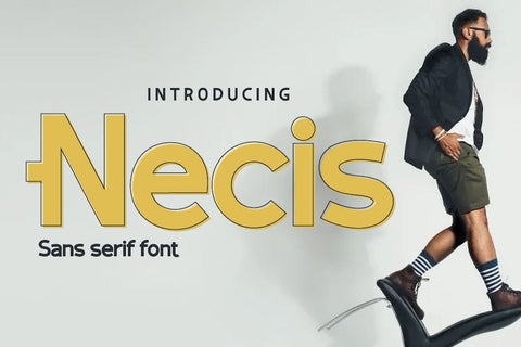 Necis Font twinletter 