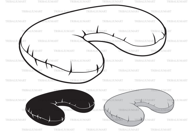 Neck pillow SVG TribaliumArtSF 