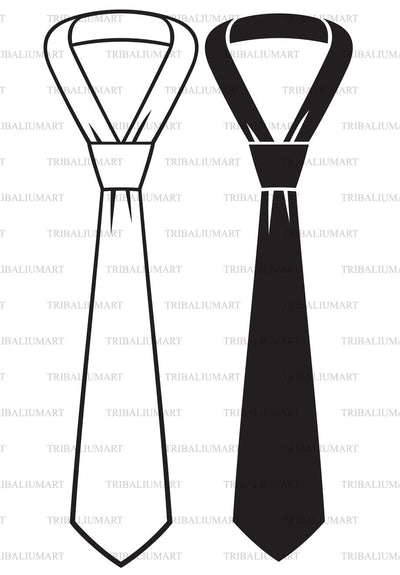 Neck Tie SVG TribaliumArtSF 