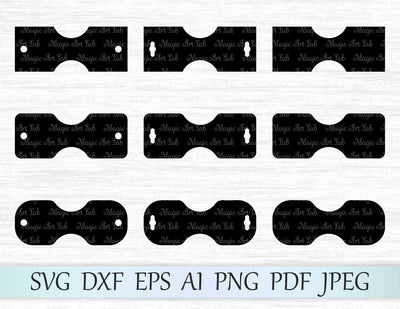 Necklace display cards cut files SVG MagicArtLab 