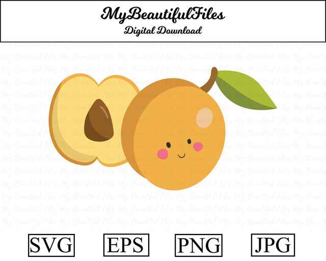 nectarines - fruit SVG MyBeautifulFiles 