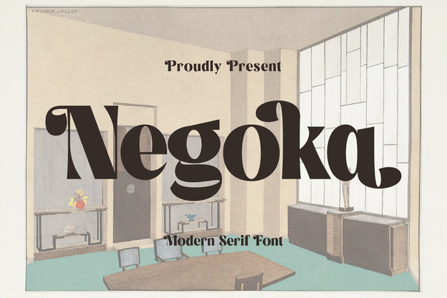 Negoka Typeface Font Storytype Studio 