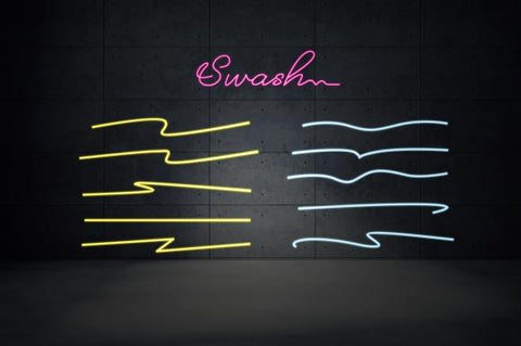 Neon Bines Font eknojistudio99 