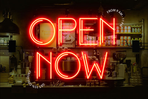 Neon Magic - Retro Cool Sans Serif Font Font Illushvara Design 