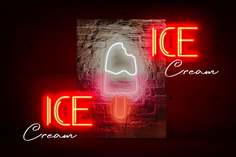 Neon Magic - Retro Cool Sans Serif Font Font Illushvara Design 