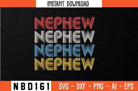 NEPHEW Retro Design SVG Nbd161 