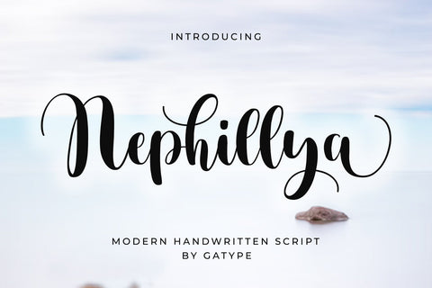 Nephillya Font gatype 