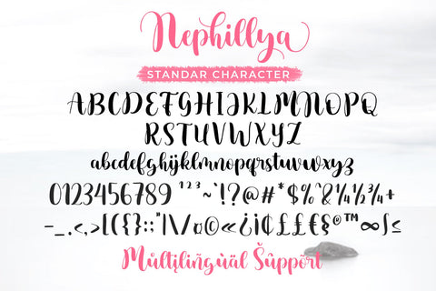 Nephillya Font gatype 