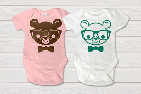 Nerd Bear SVG SVG Designed by Geeks 