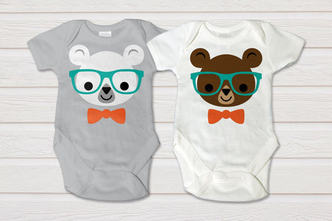 Nerd Bear SVG SVG Designed by Geeks 