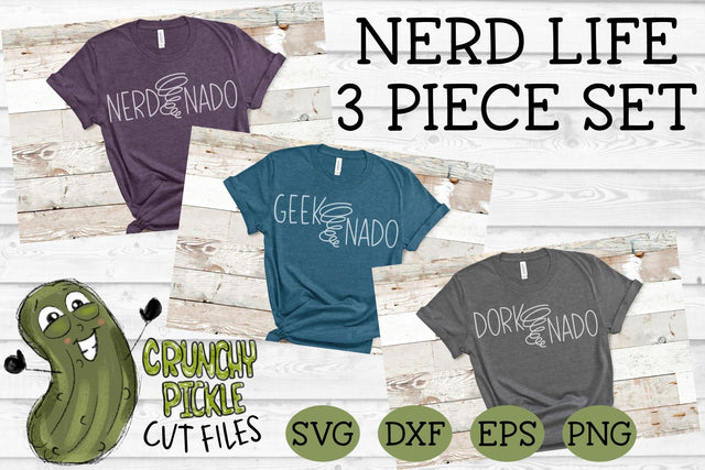 Nerd Life Tornado Mini SVG Bundle SVG Crunchy Pickle 