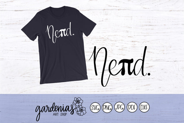 Nerd Pi Symbol SVG Gardenias Art Shop 