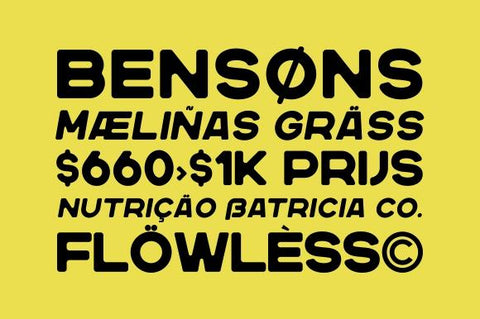 Nersans – Vintage Font Font Garisman Studio 