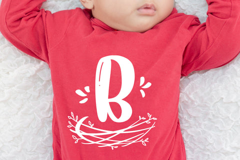 Nest Monogram Font Abo Daniel Studio 