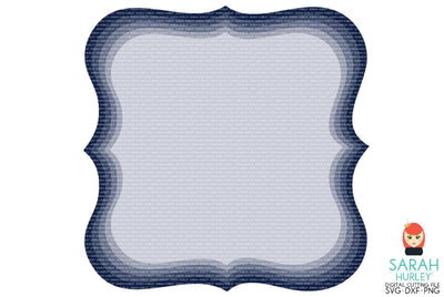 Nested Fancy Label Shapes SVG Sarah Hurley 