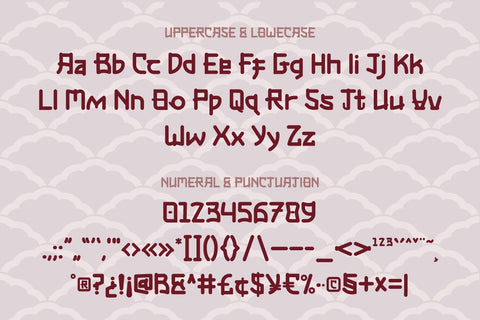 Nesuka Faux Japanese Font Font twinletter 