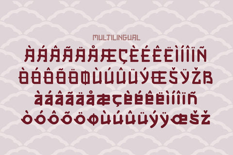 Nesuka Faux Japanese Font Font twinletter 