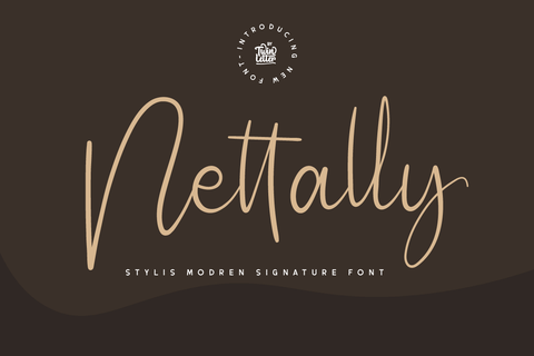 Nettally Font twinletter 
