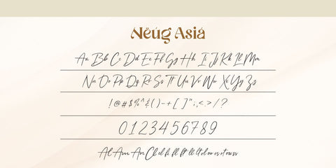 Neug Asia Font Allouse.Studio 