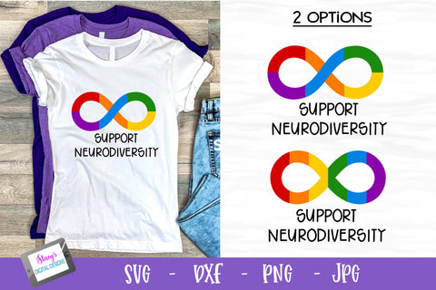 Neurodiversity Bundle - 6 Neurodiversity SVG Designs SVG Stacy's Digital Designs 