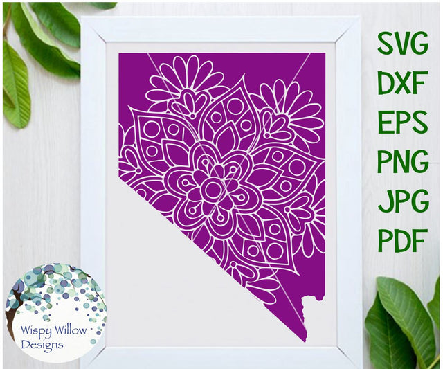 Nevada Mandala SVG Wispy Willow Designs 