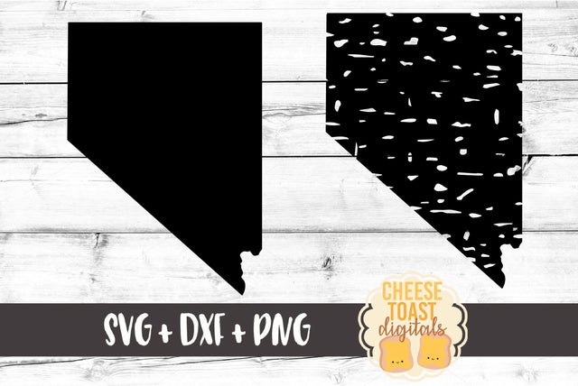 Nevada - Solid & Grunge SVG Cheese Toast Digitals 