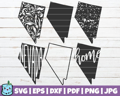 Nevada State SVG MintyMarshmallows 