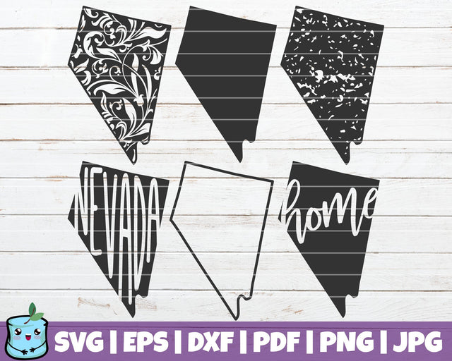 Nevada State SVG MintyMarshmallows 