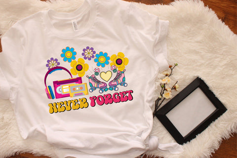 Never Forget Tape Cassette Floppy Disk Sublimation Rupkotha 