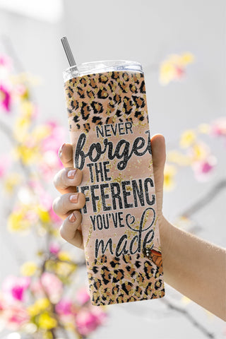 Never Forget The Difference You've Made, Retirement PNG, Retirement tumbler wrap png, 20oz tumblers designs, Retirements gift for woman Sublimation CaldwellArt 