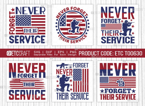 Never Forget Their Service SVG Bundle, Happy Confederate Memorial Day Svg, Confederate Heroes Day Svg, Confederate Memorial Quote, ETC T00630 SVG ETC Craft 