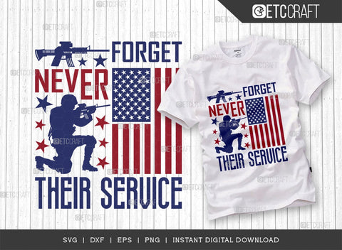 Never Forget Their Service SVG Cut File, Happy Confederate Memorial Day Svg, Confederate Heroes Day Svg, Confederate Memorial Quote, ETC T00630 SVG ETC Craft 